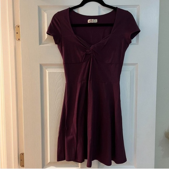 Deep purple mini dress - Picture 1 of 3